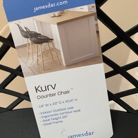 Kurv discount counter chair